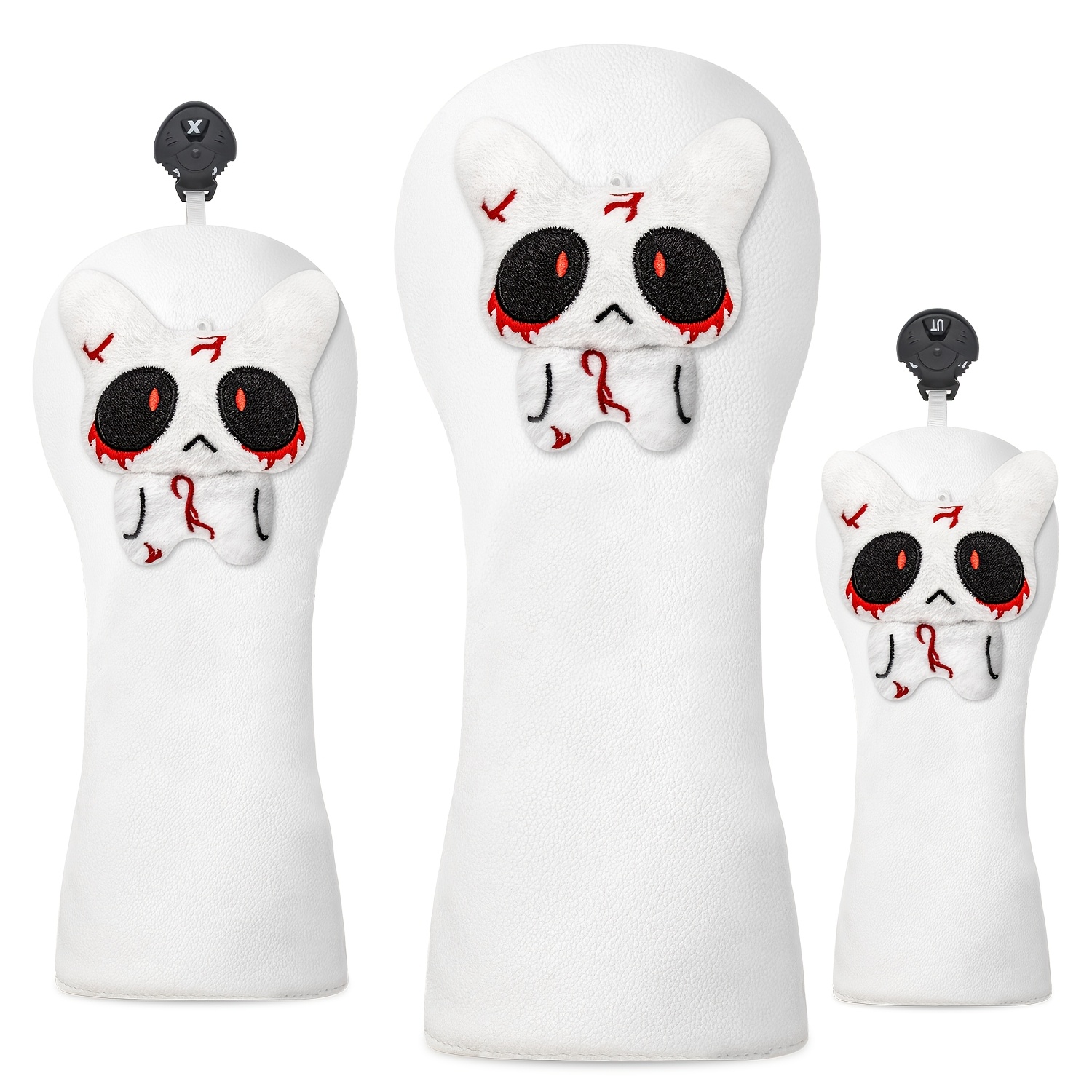 Headcover Driver - 1pc/3pcs Cute Doll Design Golf Head