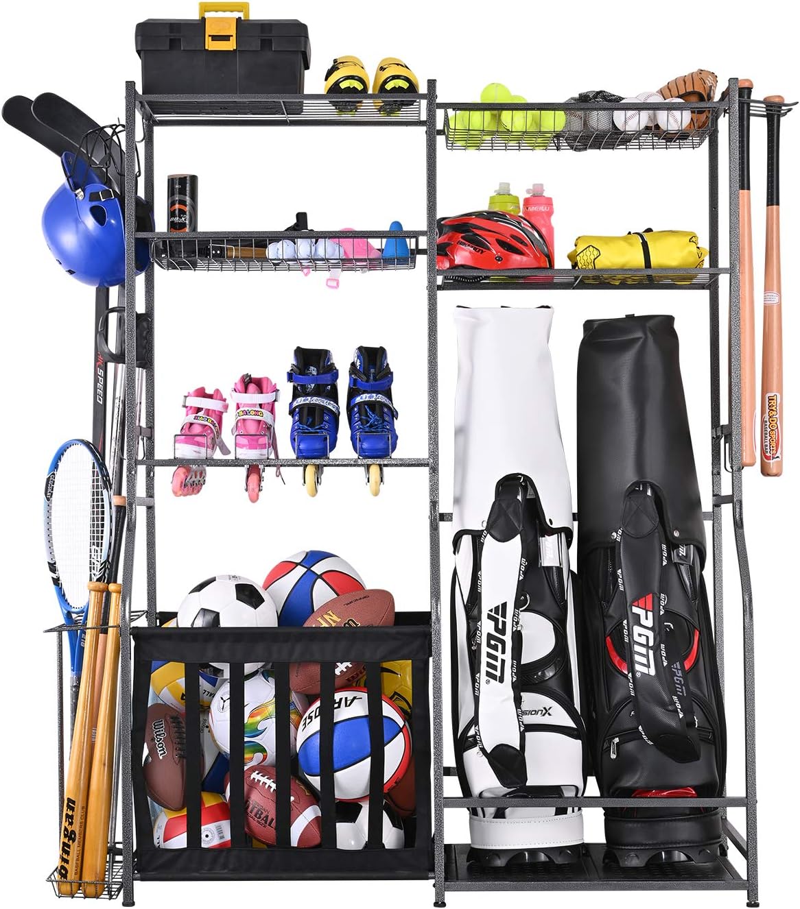 Garage Sports Equipment Storag - огляд і ціна Golf Equipment Garage Organizer