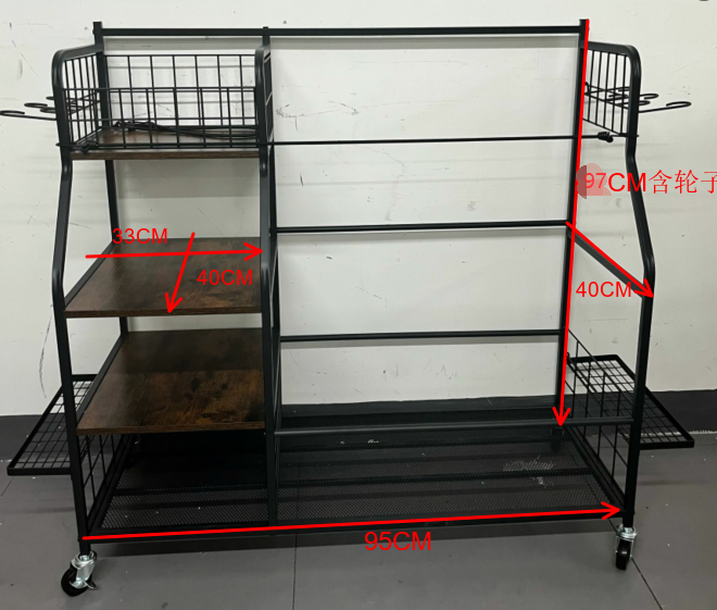 Rolling Golf Storage Rack Gara - огляд і ціна Golf Equipment Garage Organizer