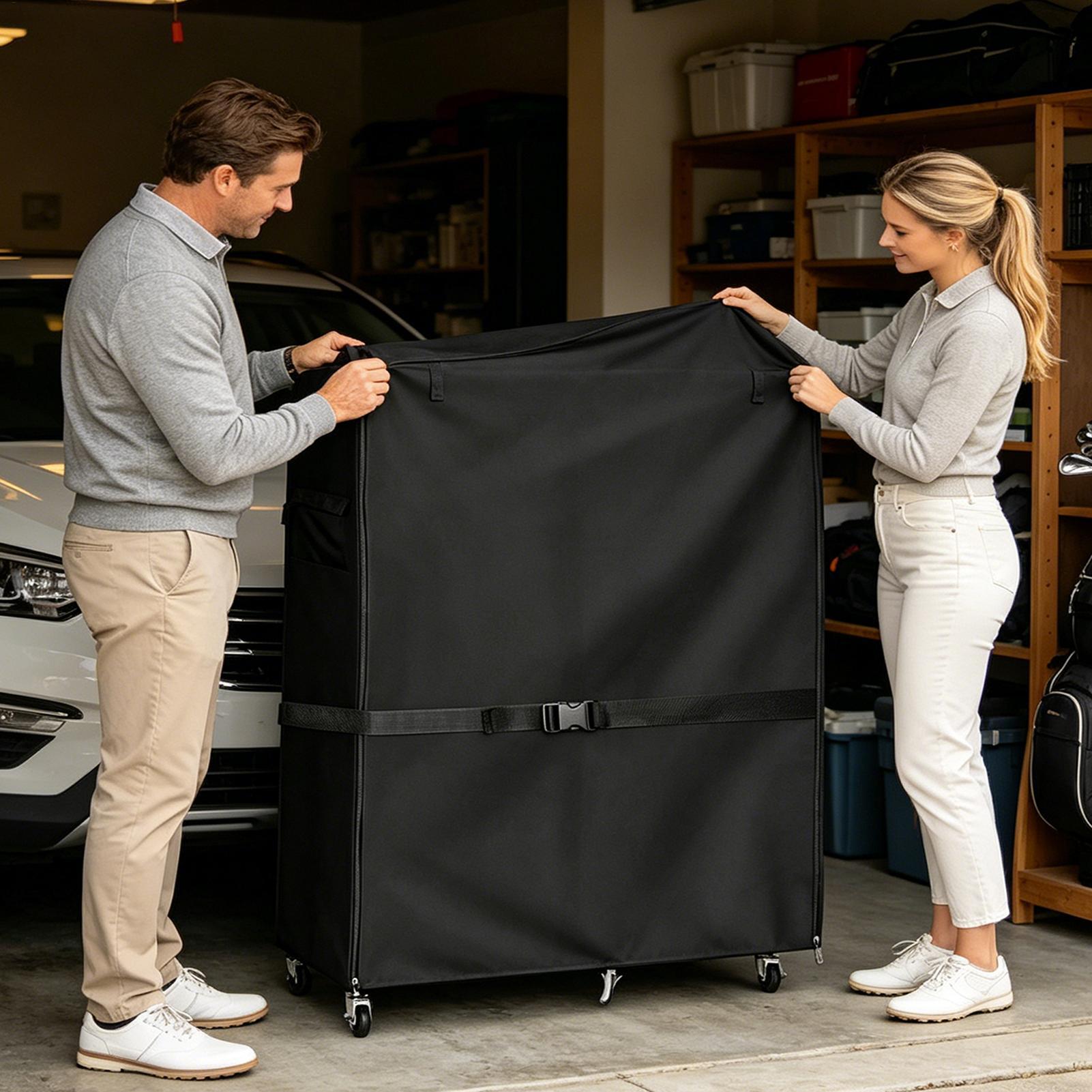 Dust Cover for Golf Storage Ra - огляд і ціна Golf Equipment Garage Organizer