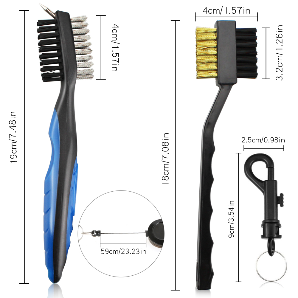 2Pcs/Set Golf Club Brush Golf  - огляд і ціна Golf Equipment Wholesale