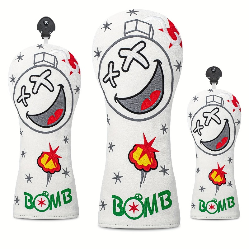 Golf Club Head Cover - White,  - огляд і ціна Golf Equipment Rack