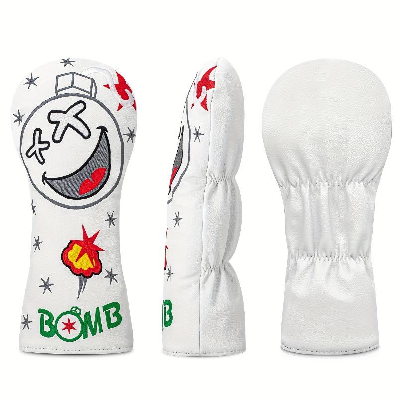 Golf Club Head Cover - White,  - огляд і ціна Golf Equipment Rack