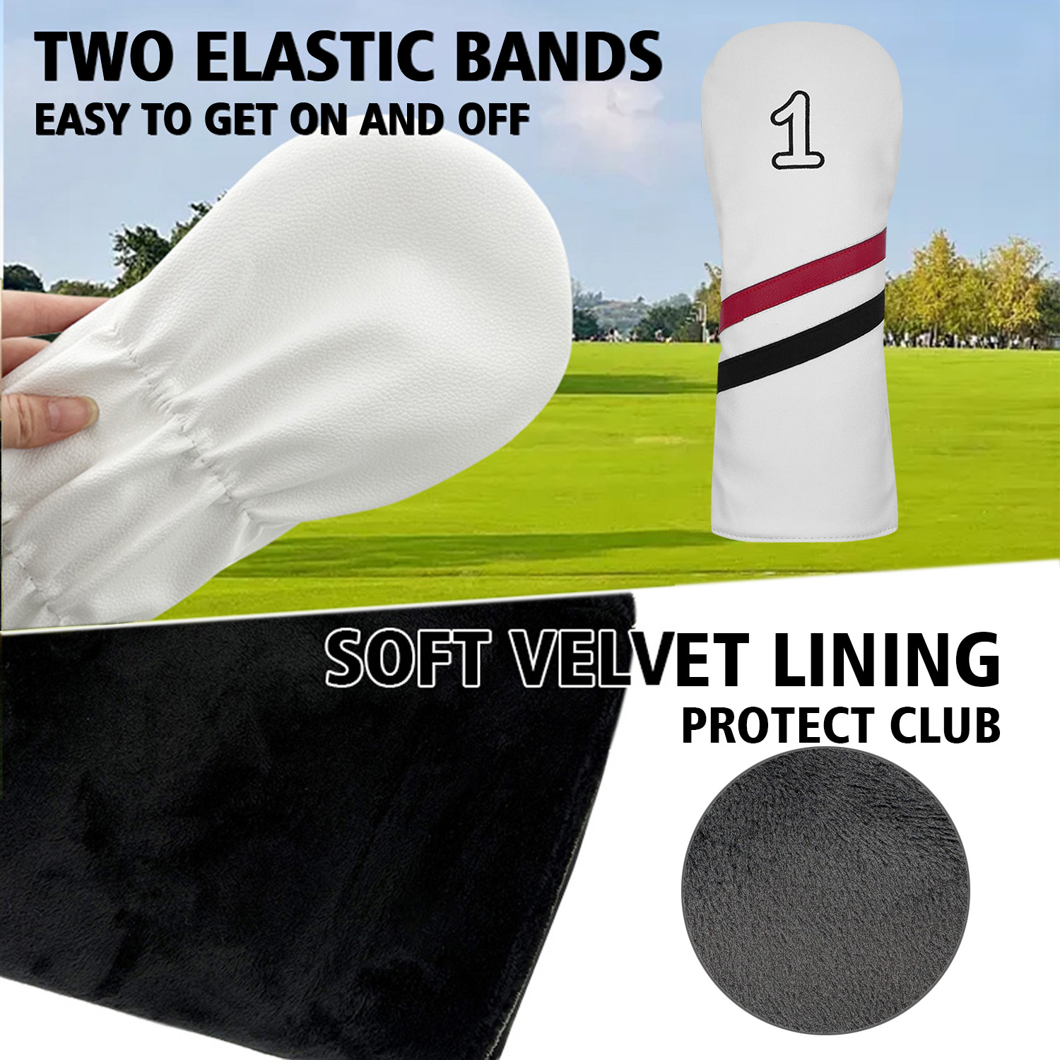 Golf Club #1 #3 #5 #U Wood Hea - огляд і ціна Golf Equipment Rack