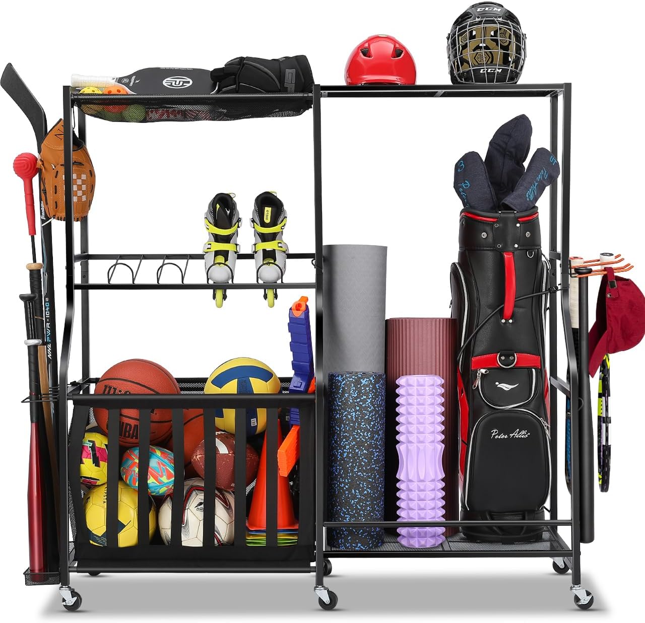 Garage Sports Equipment Organi - огляд і ціна Golf Equipment Garage Organizer