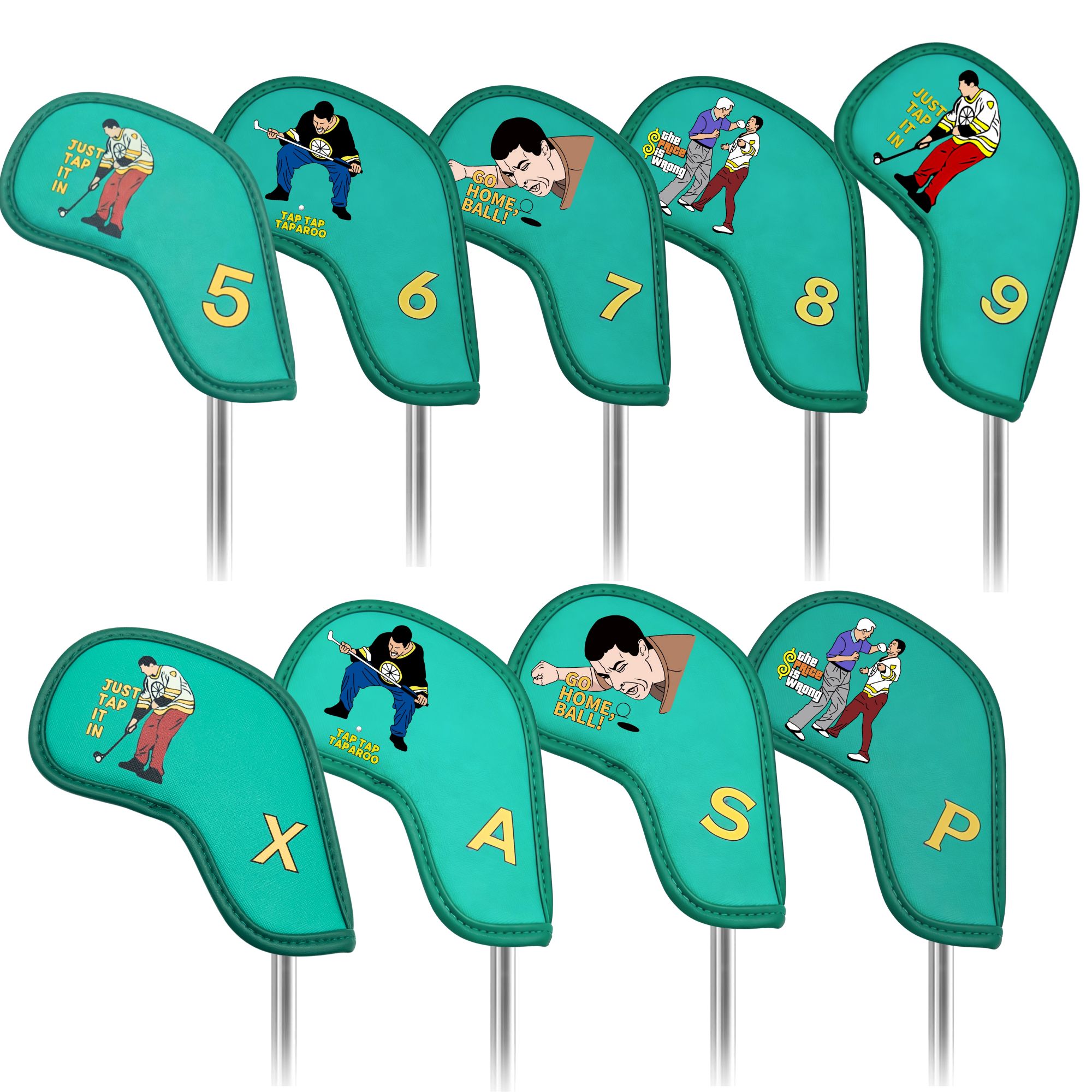 9 pcs Golf Iron Covers with Fu - огляд і ціна Headcover Driver
