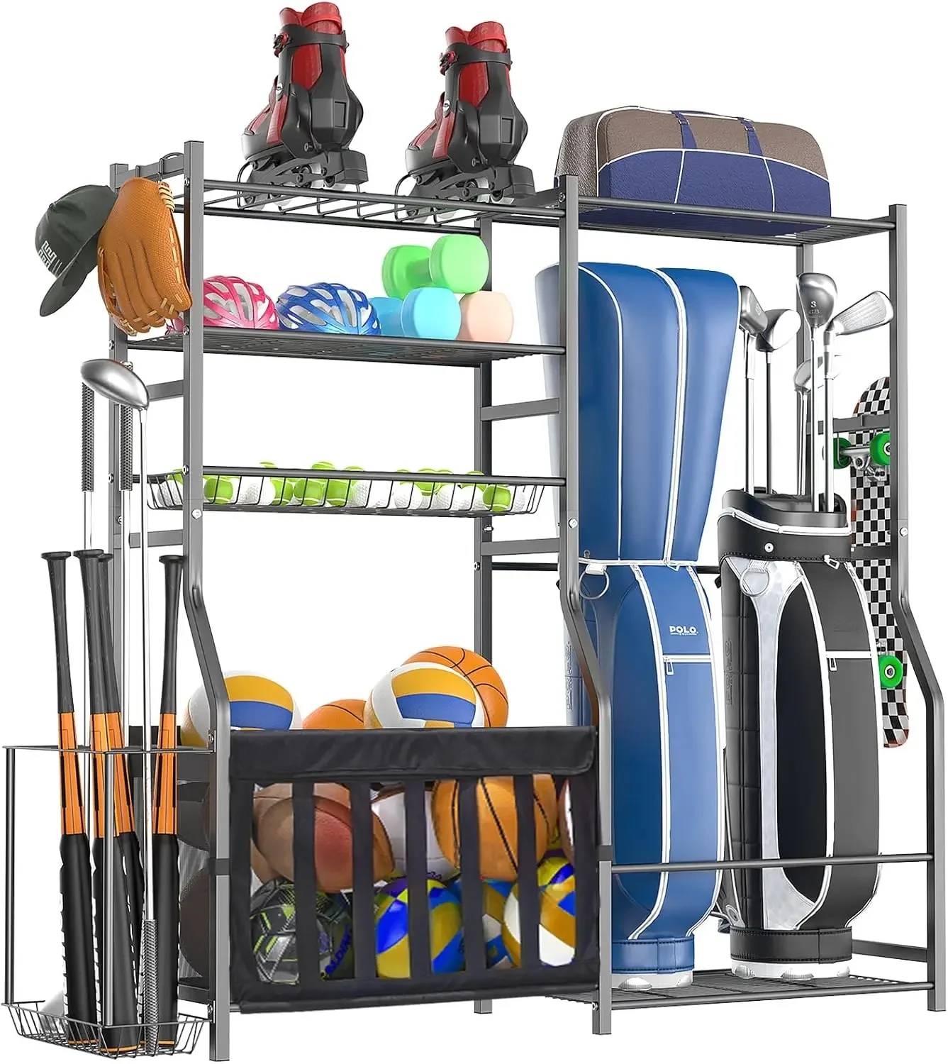 Heavy Duty Garage Sports Equip - огляд і ціна Golf Equipment Garage Organizer