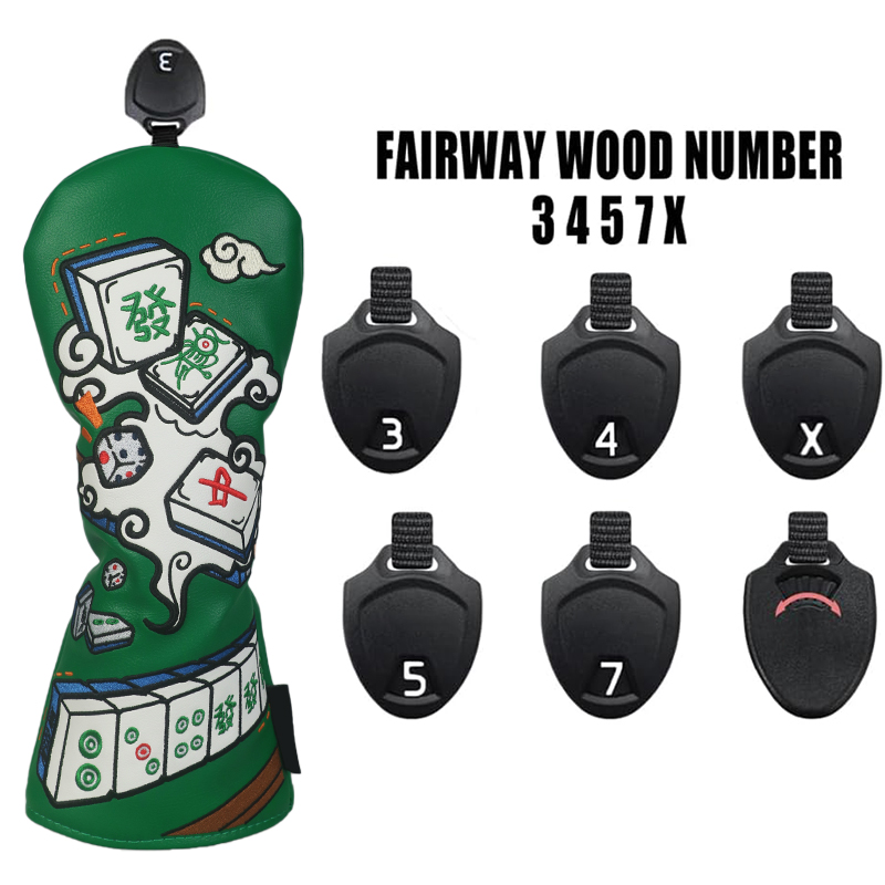 Golf Club Cover, Mahjong Style - огляд і ціна Headcover Driver